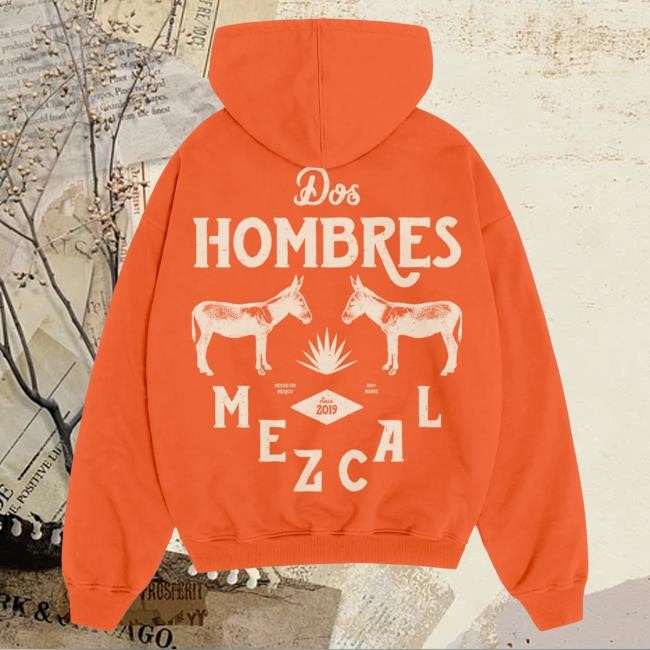 Official Doshombres Merch Dos Hombres Orange Popover Hoodie
