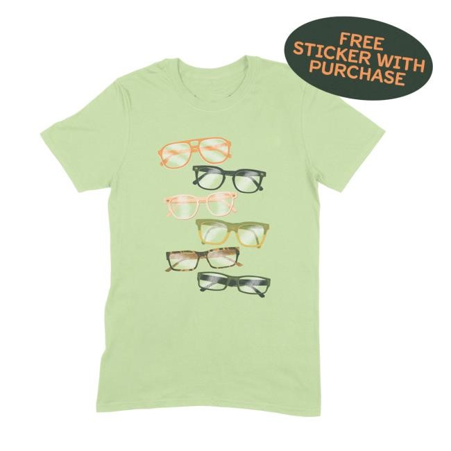 Gmm Merch Official Mythical Store Link's Glasses Evolution T-Shirt