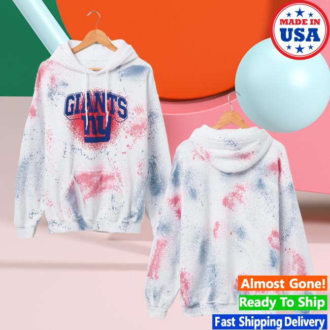 Official Junk Food Apparel Clothing Store Shop Tie-Dye Junkfoodclothing New York Giants Tie Dye Sweater