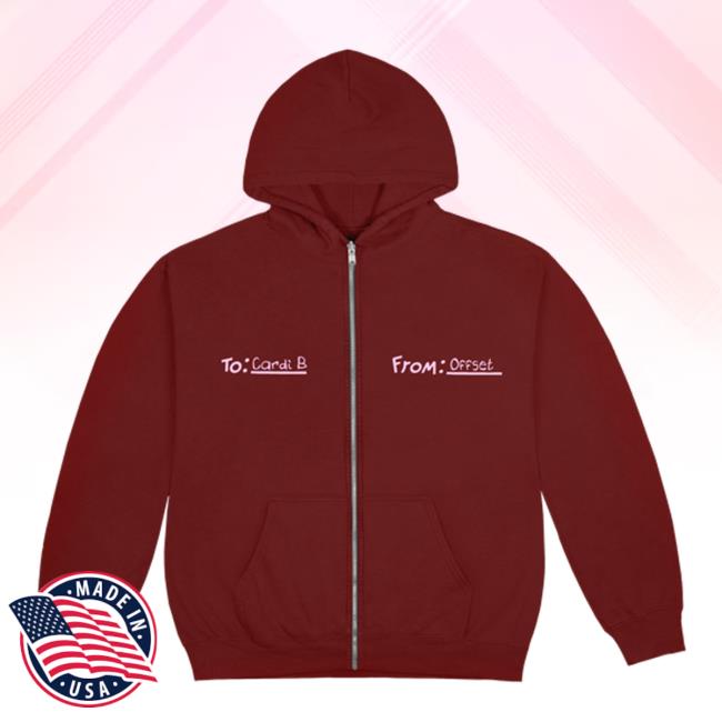 Cardiboffset Merch To Cardi B From Offset Tee