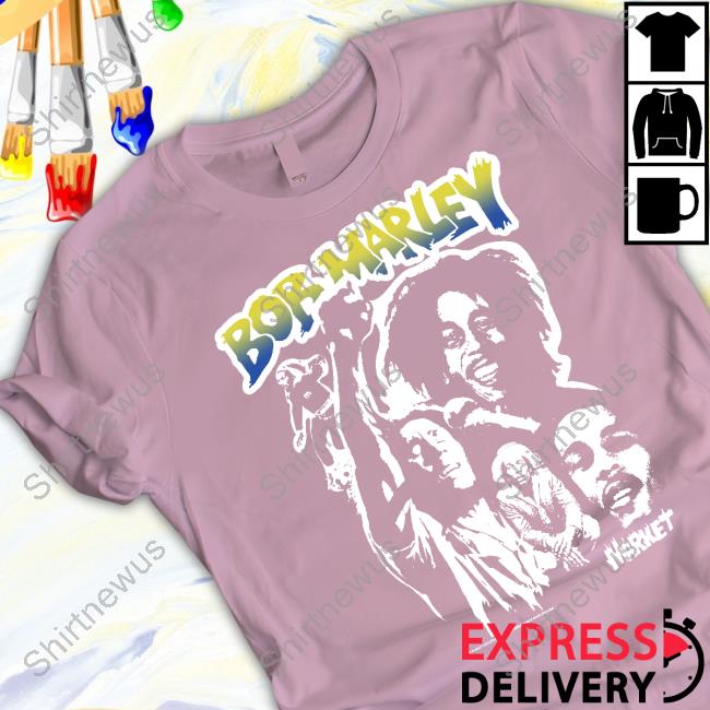 Market Studios Bob Marley Punk Tee Shirt