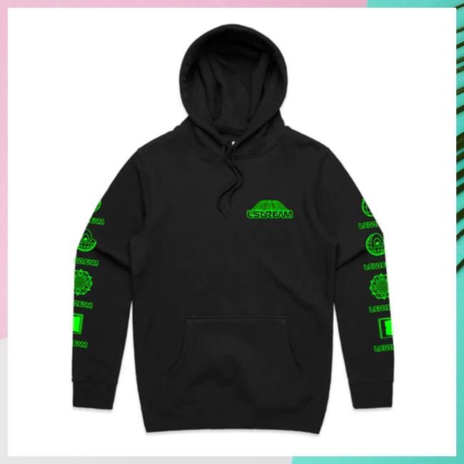 Lsdream Merch Rave Cave Hooded Sweatshirt