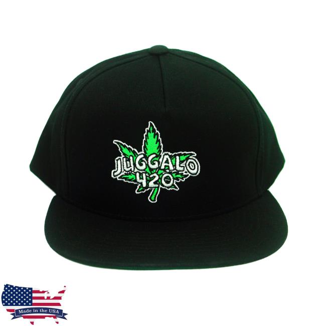 Icp Insane Clown Posse Juggalo 420 Green Logo Hat