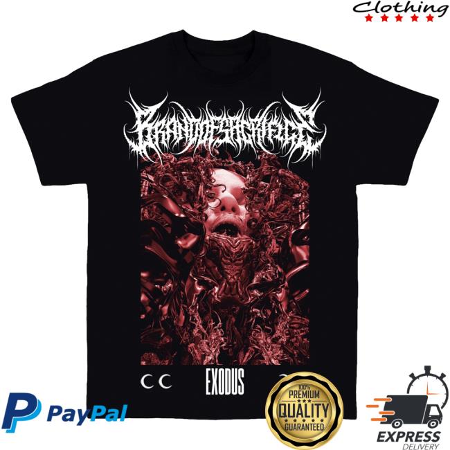 Official Brand Of Sacrifice Merch Exodus Black Tee
