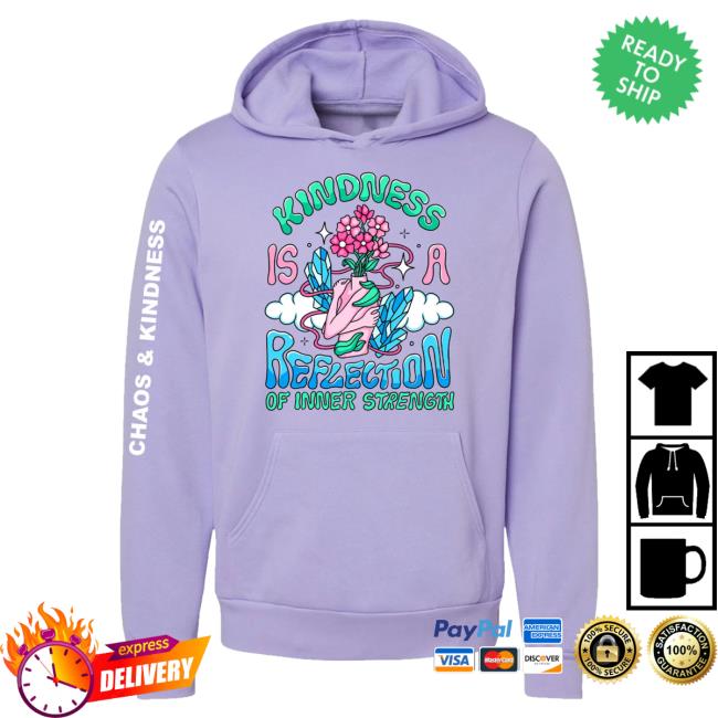 Official Chaos And Kindness Store Kind Reflection Sweaters 1