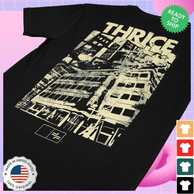Official Thrice Merch Thrice Late Night Tshirt