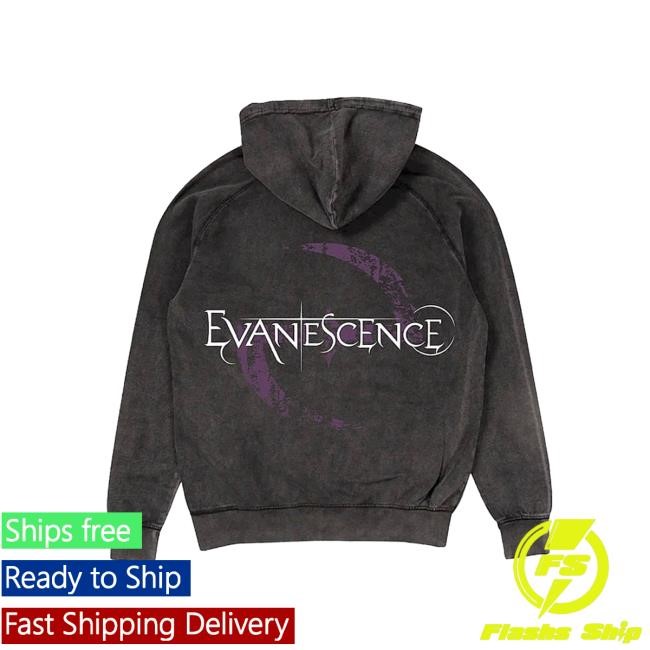 Distressed Logo New Hoodie Evanescence Official Store