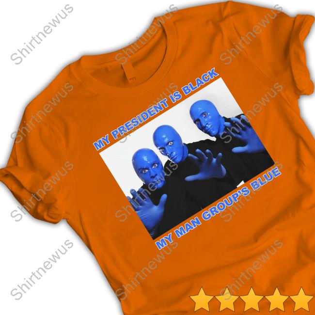 Thegoodshirts My President Is Black My Man Group's Blue Hooded Sweatshirt