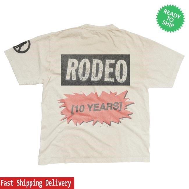 Official Travis Scott Rodeo 10 Years Chain Tee TravisScott