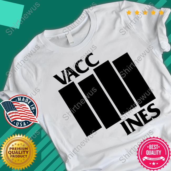 Official The Vaccines Vacc Ines Black Flag Shirt