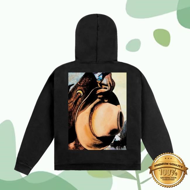 ZB Cowboy Hat Black New Hoodie Zach Bryan Shop