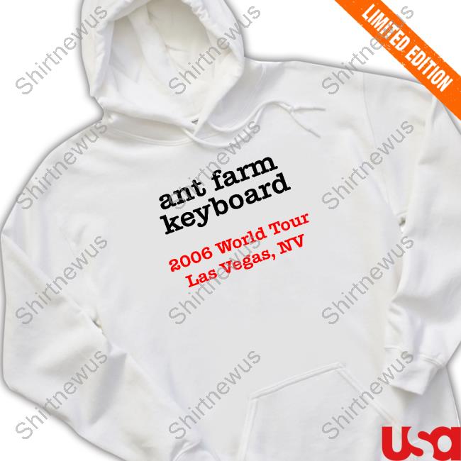 Official Frisky Dingo Ant Farm Keyboard 2006 World Tour Las Vegas Nv Long Sleeve Tee