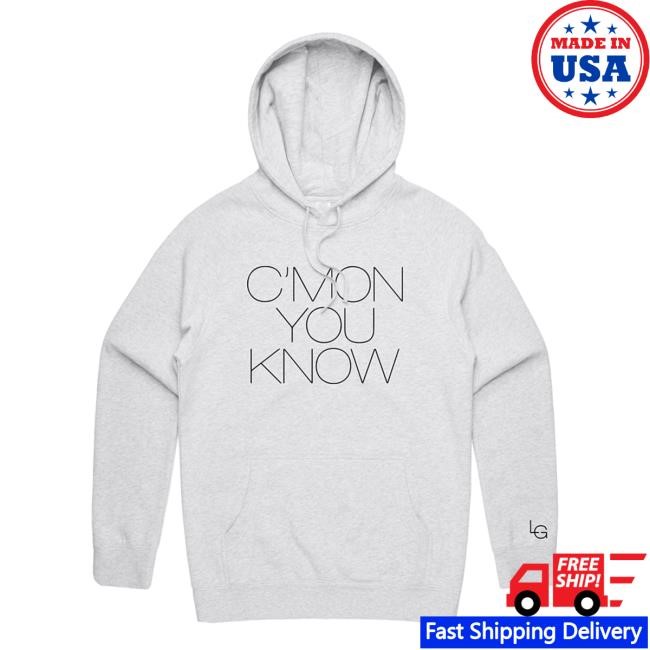 Official Liam Gallagher Merch Store C'mon You Know Long Sleeve Hoodie | Liam Gallagher