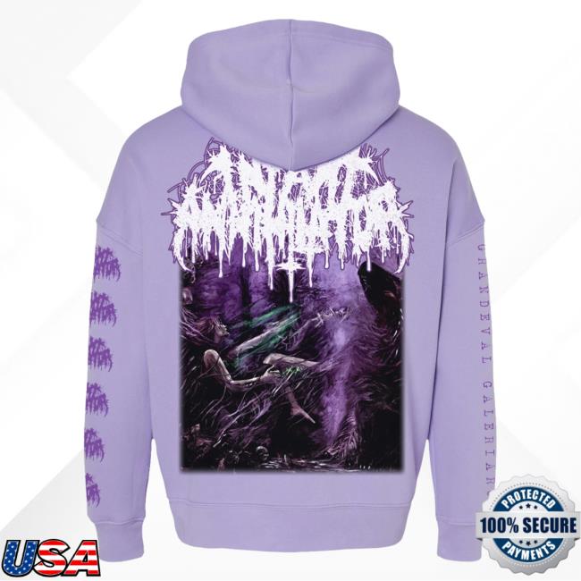 Official Merch Bar Store Infant Annihilator TEGG Premium Sponge Sweater Dark Lavender MerchBar Shop
