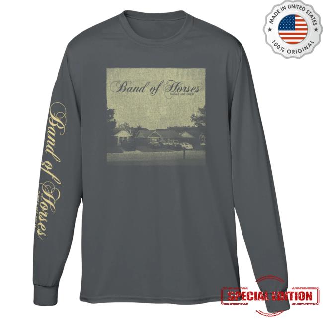 Official Band Of Horses Merch Mountain Moon Long-Sleeve BandofHorses