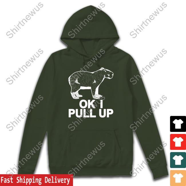 Capybara Man Merch Ok I Pull Up Hoodie Capybaraman