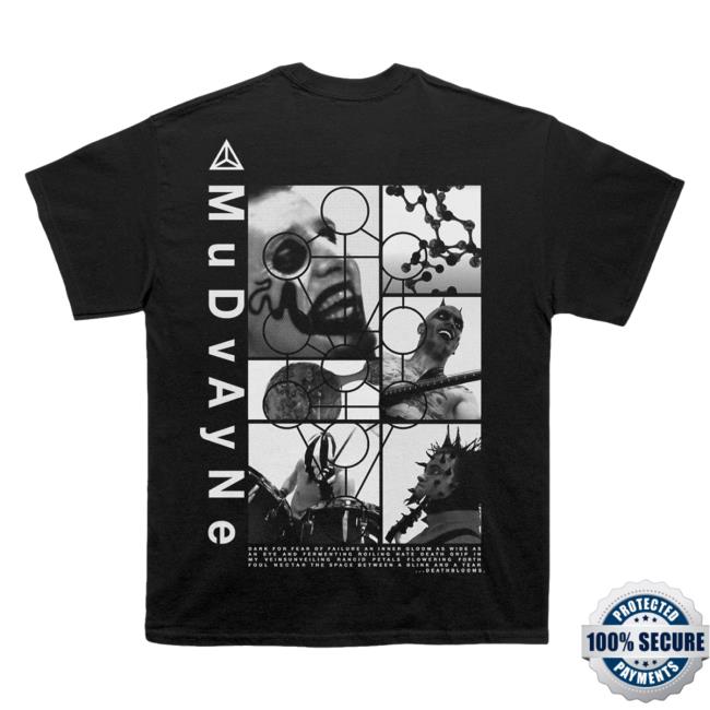 Official Mudvayne Merch Mud Vayne Death Blooms Severed Shirt