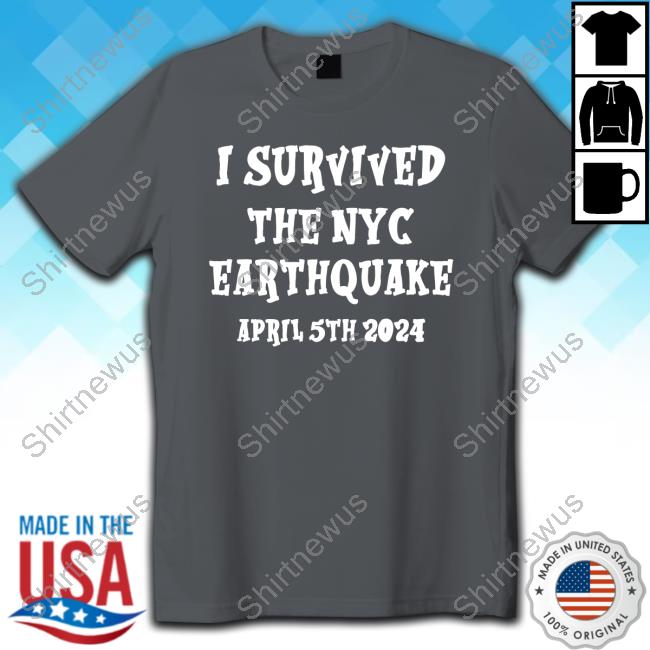 Official The New Jersey, New York City Earthquake Top Shirt
