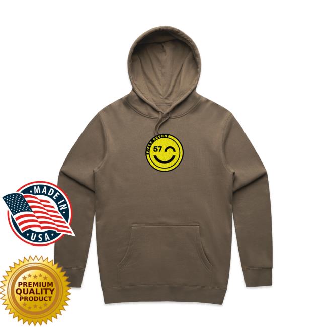 Official Billy Bolt Merchandise Billy Bolt 57 Smile Hooded Sweatshirt