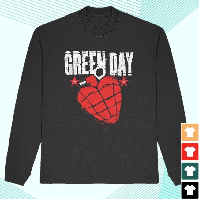 Greenday 20 Years Of Idiot Long Sleeve Tee