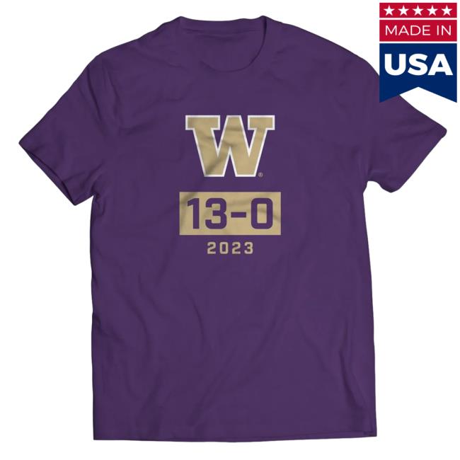 Washington Huskies Undefeated Season Shirt
