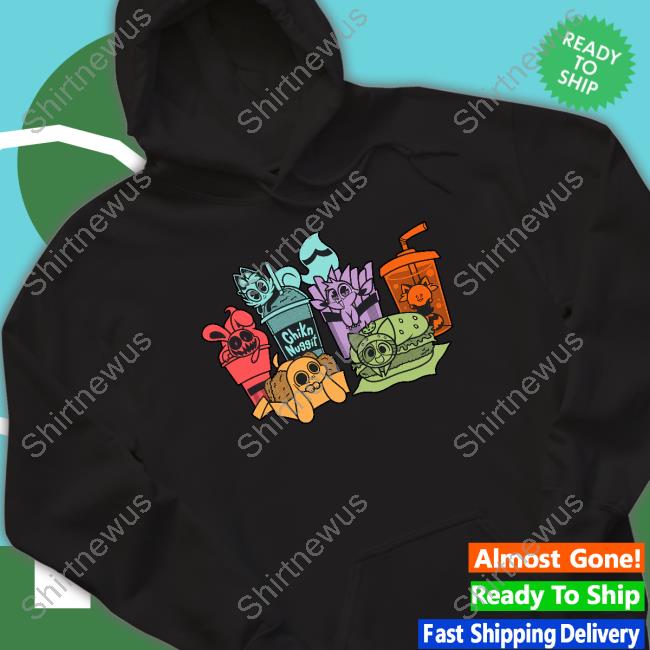 Chikn Nuggit Fast Food Friends Hoodie