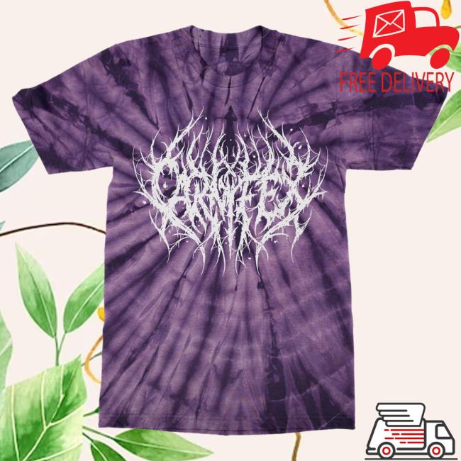 Official Indie Merch Store Carnifex New Logo Shirt Purple Tie Dye IndieMerchStore