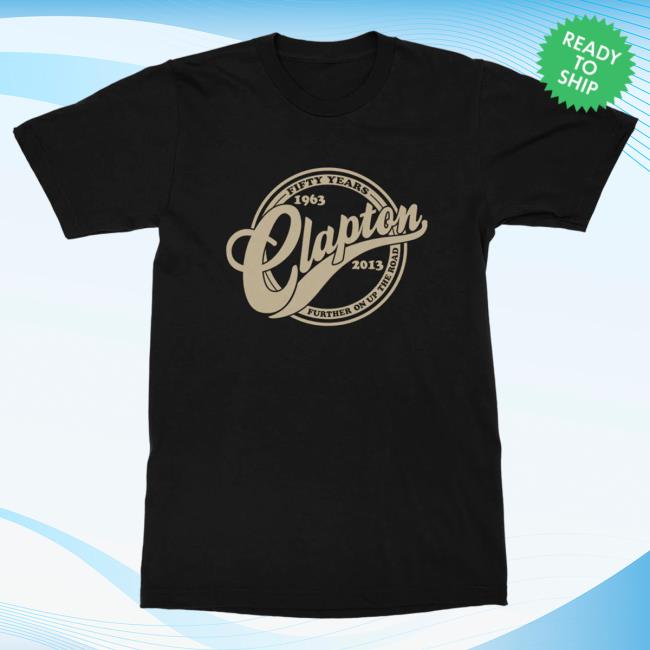 Official Eric Clapton Merch Store Further Down the Road Tee Shirt