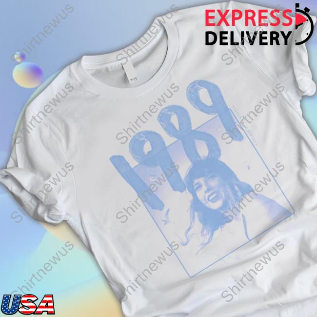 Taylor Swift Merch 1989 Taylor's Version Off White Photo Long Sleeved T Shirt