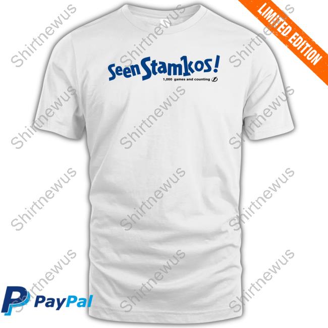 Seen Stamkos 1000 Games And Counting Hoodie