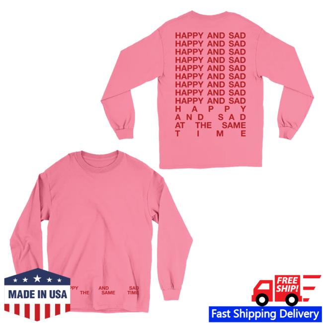 Official Kacey Musgraves Merch Store Shop K A C E Y M U S G R A V E S Happy & Sad At The Same Time Long Sleeve Hot Shirt KaceyMusgraves Spaceykacey