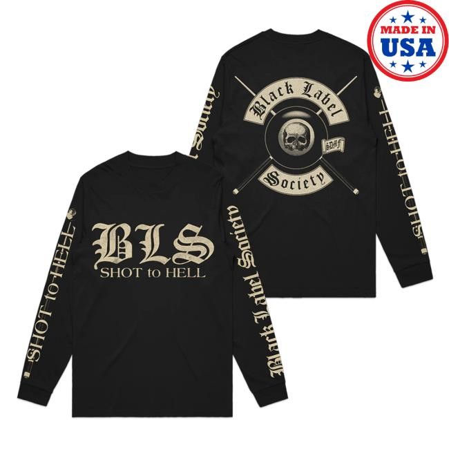 Shot To Hell Colors Tee Black Label Society Shop