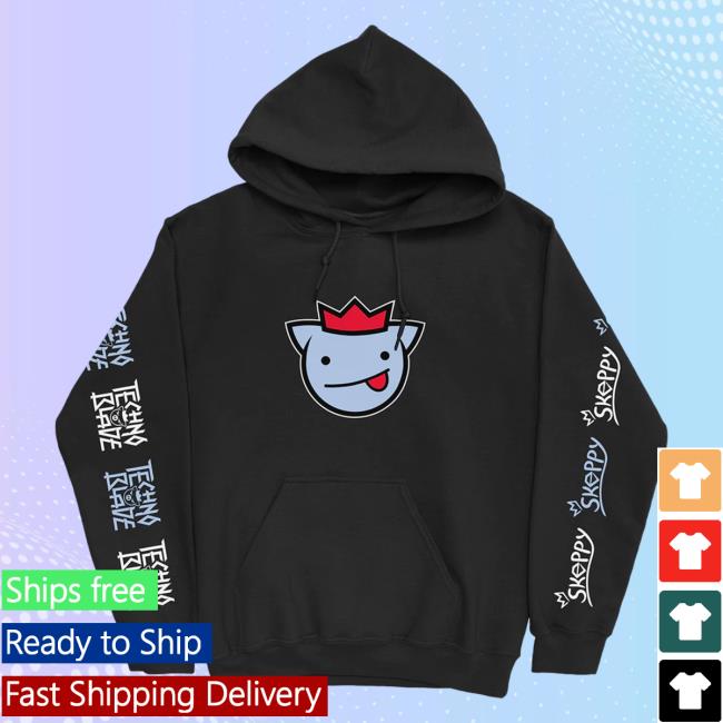 Official Technoblade Merch Store Shop Technoblade X Skeppy Agro Skeppy Sweatshirts Black