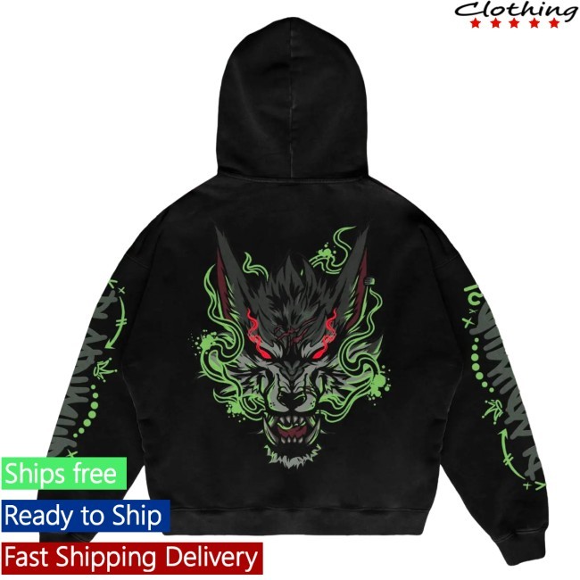 Cloudeelle "Bloodhound"-Oversized Hoodie