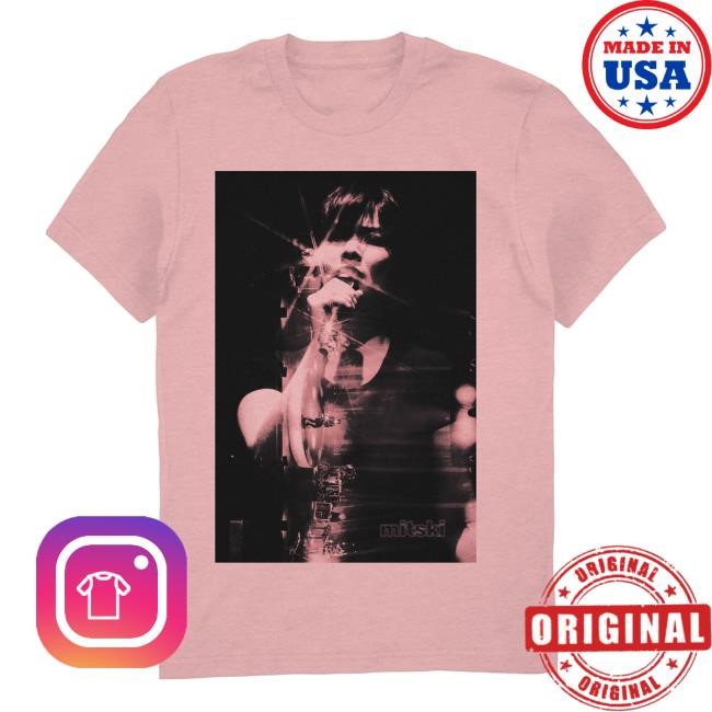 Official Mitski Apparel Merch Fall 2024 Tour S/S Tee (Pink) | Mitski