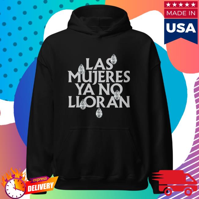 Official Shakira Merch Store Las Mujeres Ya No Lloran Teardrops Crew neck - Black Shakira Apparel Clothing Shop