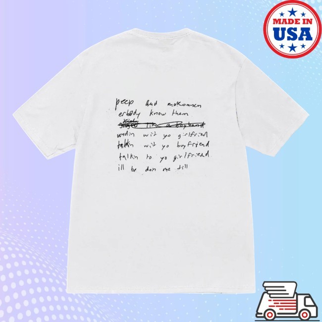 Lil Peep x ILoveMakonnen - DIAMONDS White Shirt Lil Peep