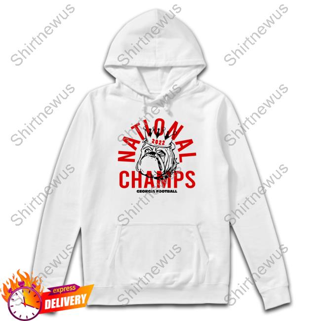Official Georgia 2022 National Champs Crown Sweatshirt Homefield Merch