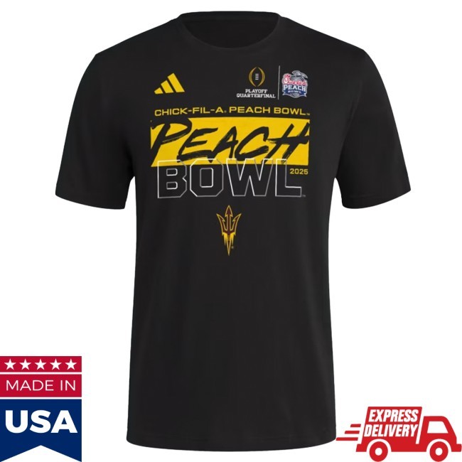 Arizona State Peach Bowl Participant Tee New T-Shirt
