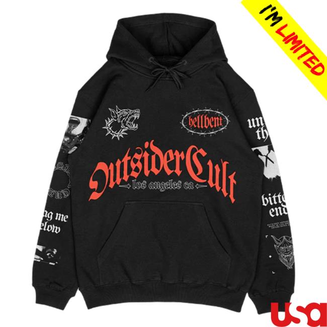 Outsider Apparel Merch Hellbent Los Angeles Ca Hoodies