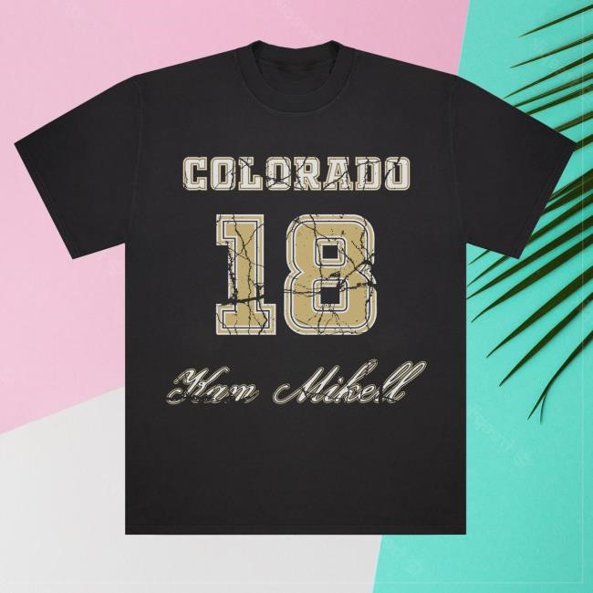 Colorado Number 18 Kam Mikell Tee Shirt Kamkilla
