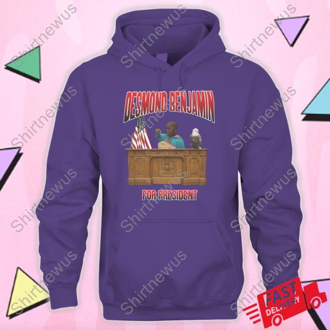 Desmond Benjamin For President Hooded Sweatshirt