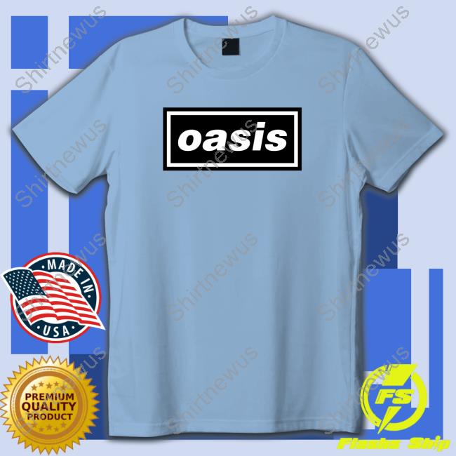 Official Oasis Merch Oasis Organic Decca Logo Shirt