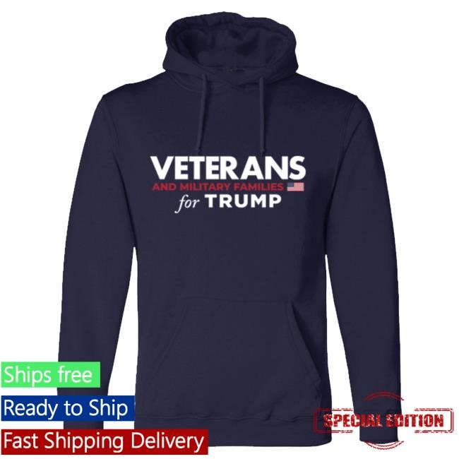 Official Donald Trump Merch Store Donald Trump Veterans And Military Families For Trump Navy Tee Donald Trump Apparel Clothing Shop DonaldTrump