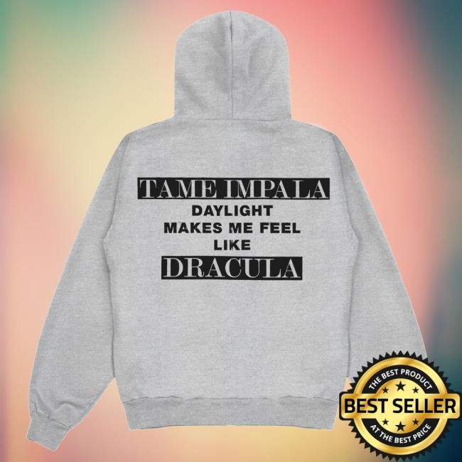 Official Tame Impala Merch Store Run From The Sun Pullover Hoodie