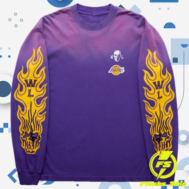 Official Warren Lotas Merch Shop Los Angeles Lakers LS Tee | Warren Lotas