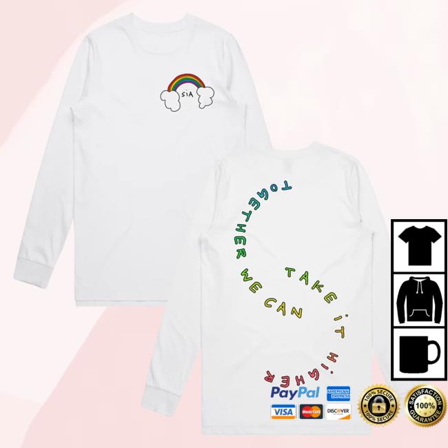 Official Sia Merch Store Shop Sia Together Gradient Logo Longsleeve