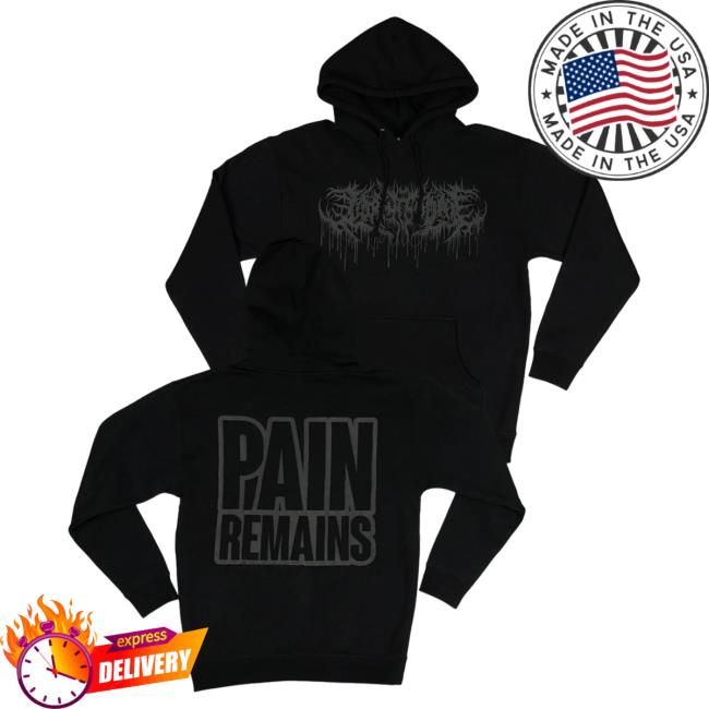 Official Lorna Shore Merch Store Lorna Shore Pain Remains Black Puff Shirt New LornaShore