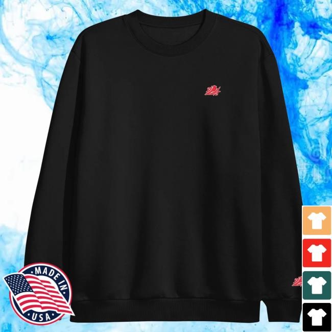 Official Bayside Band Embroidered Logo Black Crewneck Sweatshirt