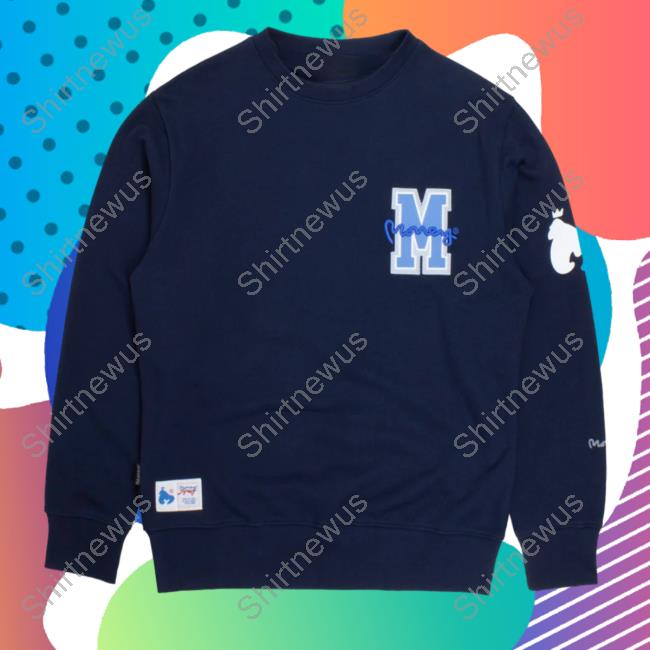Official Money Clothing Big M Hooded Sweatshirt Navy